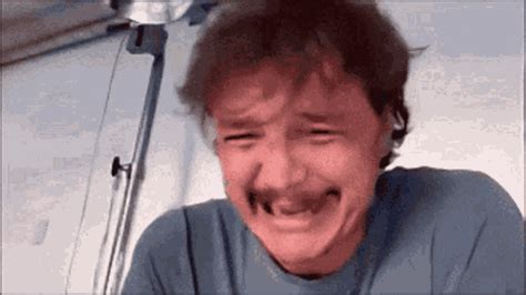 pedro pascal gif|pedro pascal laughing crying gif.